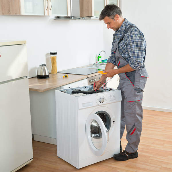 can you walk me through the steps of troubleshooting my washer issue in Bronson KS